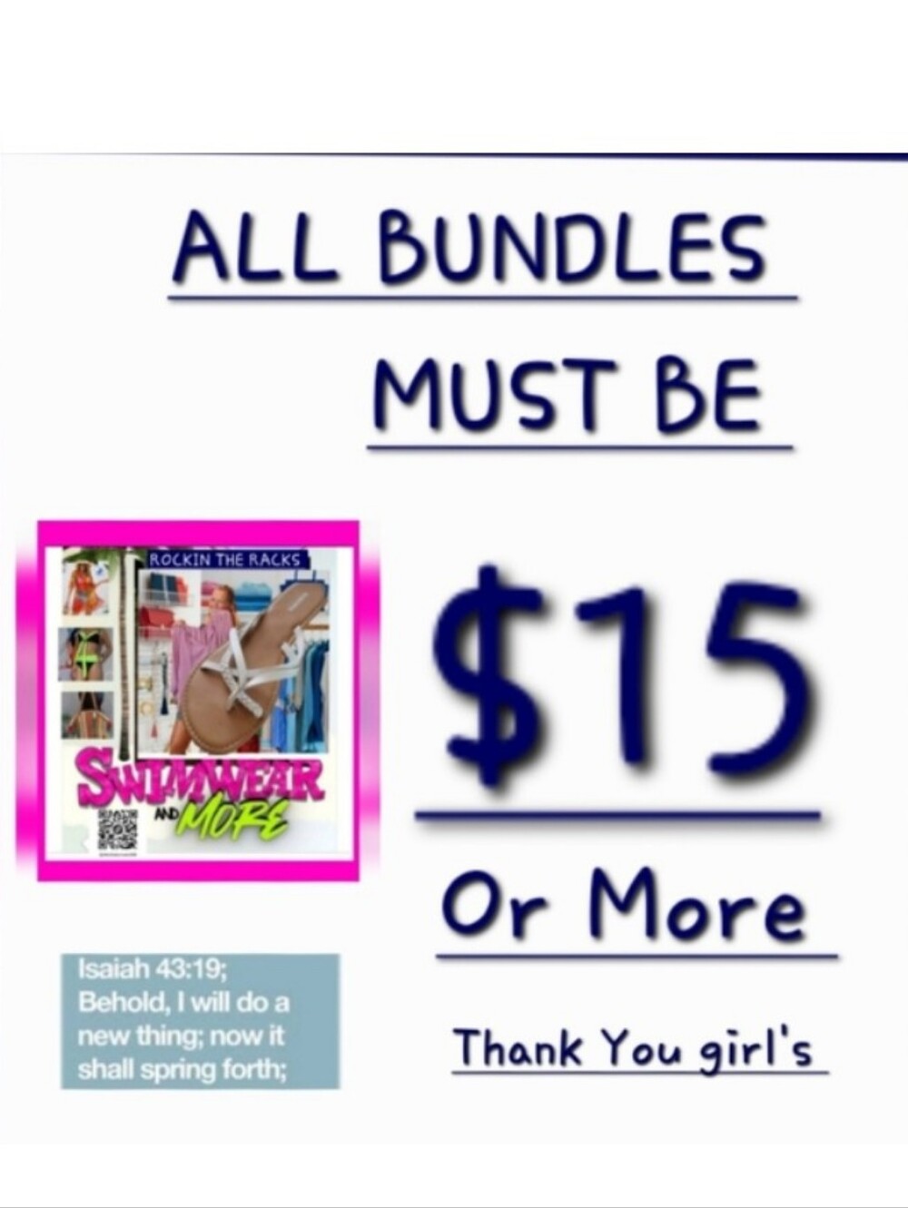 $15 Minimum Bundles